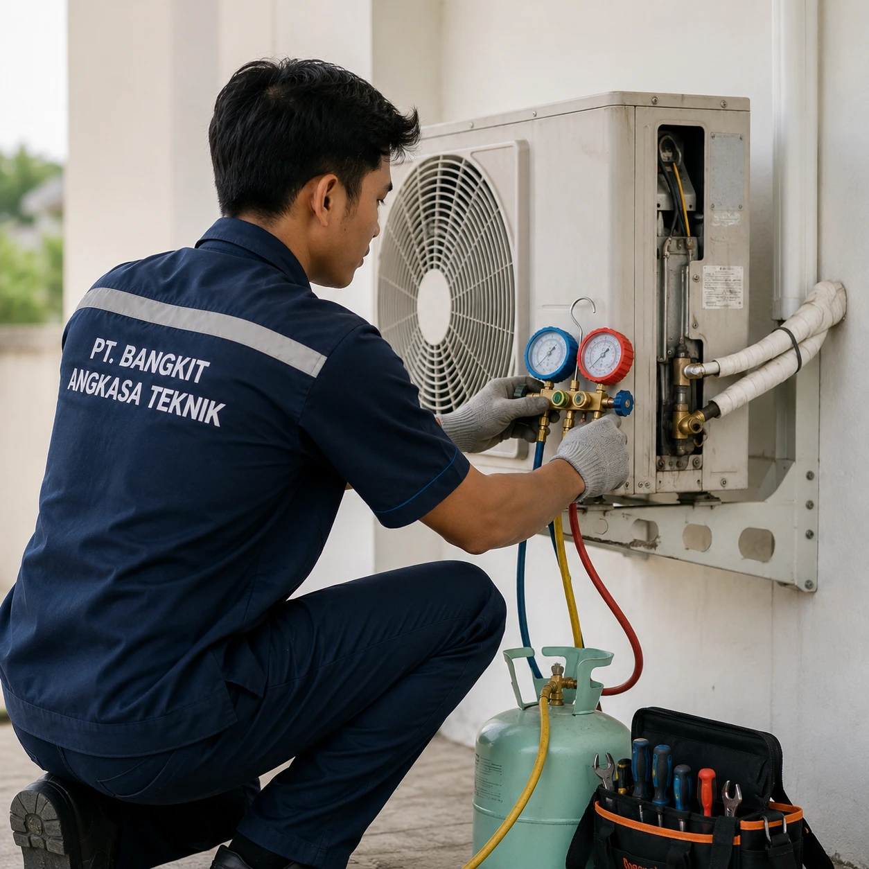 Isi Freon AC
